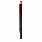 Delikatny w dotyku, czarny długopis X3 (P610.974)