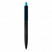 Delikatny w dotyku, czarny długopis X3 (P610.975)