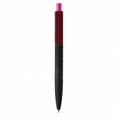 Delikatny w dotyku, czarny długopis X3 (P610.979)