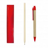 Zestaw szkolny, ołówek, długopis, gumka, temperówka, linijka (V7869-05)