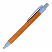 Długopis bambusowy Evora, niebieski  (R73434.04)