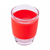 Szklany kubek Stylish 350 ml, czerwony  (R08278.08)