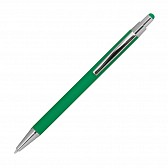 Długopis metalowy, gumowany - zielony - (GM-10964-09)