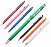 Długopis aluminiowy Touch Tip, zielony  (R73408.05)