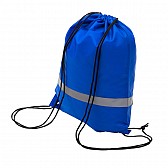 Plecak promocyjny z taśmą odblaskową, niebieski  (R08696.04)