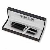 Zestaw piśmienny Mauro Conti, długopis i pióro kulkowe (V4815-03)