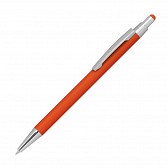 Długopis metalowy, gumowany - pomarańczowy - (GM-10964-10)
