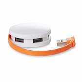 Rozdzielacz USB 4 porty - ROUNDHUB (MO8671-10)