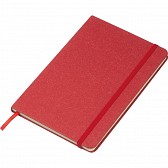 Notes A5 z papieru z recyklingu - czerwony - (GM-21799-05)