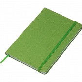 Notes A5 z papieru z recyklingu - zielony - (GM-21799-09)