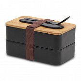 Machico lunch box podwójny, czarny (R08439.02)