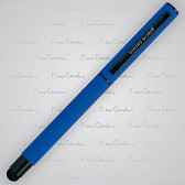 Pióro kulkowe touch pen, soft touch CELEBRATION Pierre Cardin - niebieski - (GM-B030060-6IP304)