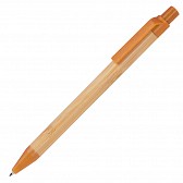 Długopis bambusowy - pomarańczowy - (GM-13211-10)