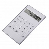 Kalkulator Transparent, biały  (R64483)