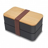 Victor lunch box podwójny, czarny (R08226.02)