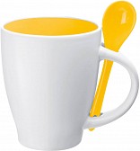 Kubek ceramiczny - żółty - (GM-85095-08)