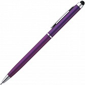 Długopis plastikowy do ekranów dotykowych - fioletowy - (GM-18786-12)