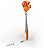 Długopis plastikowy CrisMa Smile Hand - pomarańczowy - (GM-13415-10)