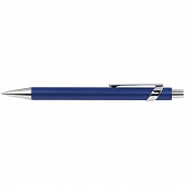 Długopis metalowy - gumowany - niebieski - (GM-10716-04)