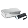 Metalowa latarka z 9 LED - LED PLUS (KC6860-03)