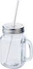 Słoik do picia 480 ml ze słomką (V8485-00)