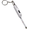 Brelok do kluczy, lampka LED, otwieracz do butelek, miara 1m (V9458-02)