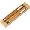 Bambusowy zestaw piśmienny, długopis touch pen i ołówek mechaniczny (V1803-16)