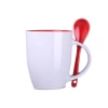 Kubek Easy 300ml biały/czerwony (M451)