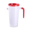 Kubek Idea 390ml biały/czerwony (M494)