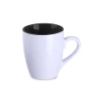 Kubek Ilona Duo 300ml biały/czarny (M508)