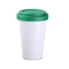 Kubek Freedom Excellence Classic 300ml biały/zielony (M455)