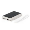 Power bank 5000 mAh ze słomy pszenicznej, ładowarka słoneczna (V1353-00)