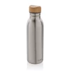 Butelka sportowa 600 ml, stal nierdzewna z recyklingu (P438.062)