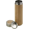 Bambusowy termos 420 ml, posiada sitko zatrzymujące fusy (V0772-18)