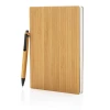 Bambusowy notatnik A5 z bambusowym długopisem (P772.159)