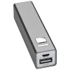Power bank metalowy 2200 mAh - szary - (GM-43029-07)