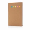 Zestaw do notatek A6, karteczki samoprzylepne, długopis (P774.289)
