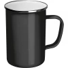 Kubek metalowy emaliowany 550 ml - czarny - (GM-83857-03)
