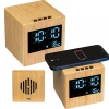 Głośnik bluetooth bambusowy - beżowy - (GM-33957-13)