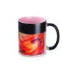 Kubek Tomek Magic Satin 330ml czarny/różowy (M522)