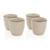 Zestaw kubków ceramicznych 120 ml Ukiyo, 4 el. (P432.403)