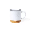 Kubek ceramiczny 330 ml z bambusowym elementem (V9935-00)