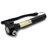 Latarka bezpieczeństwa 1 LED COB, przecinak do pasów, młotek bezpieczeństwa | Flint (V0925-03)