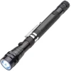 Latarka LED teleskopowa - czarny - (GM-80387-03)