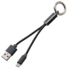 Kabelki do iPhone i Android z brelokiem - czarny - (GM-20618-03)