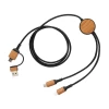Kabel do ładowania 6 w 1 Ohio, plastik z recyklingu (P302.861)