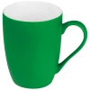 Kubek ceramiczny - gumowany 300 ml - zielony - (GM-80655-09)