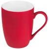 Kubek ceramiczny - gumowany 300 ml - czerwony - (GM-80655-05)