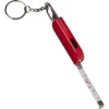Brelok do kluczy, lampka LED, otwieracz do butelek, miara 1m (V9458-05)