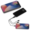 Power bank 8000 mAh indukcyjny - czarny - (GM-30823-03)